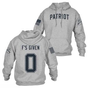NEW Grunt Style Zero F's Given Hoodie